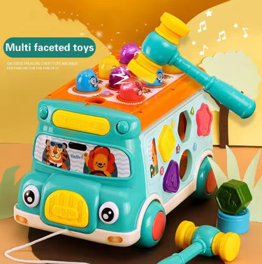 Multi-functional Montessori Bus With Light & Sound